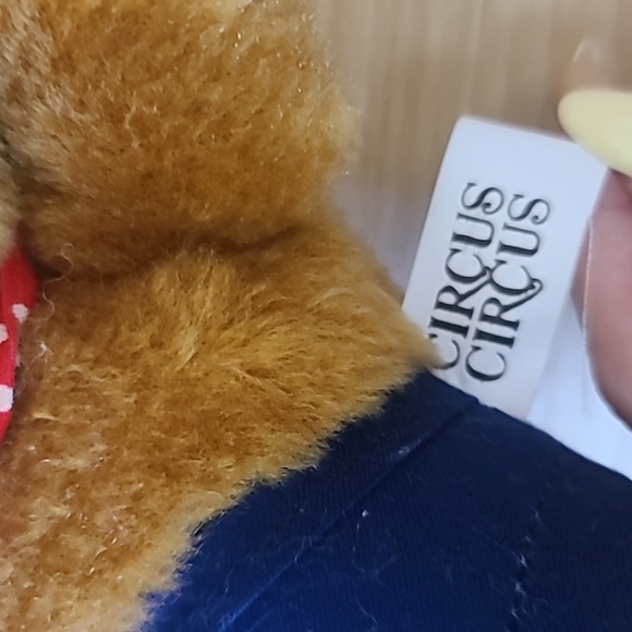 Circus Circus Cowboy Vintage Teddy Bear Plush 10" - Picture 5 of 7